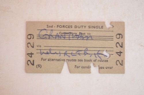 Railway ticket btc canterbury - railway,