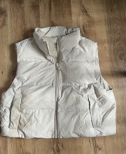 Women crème zara gilet - women’s,