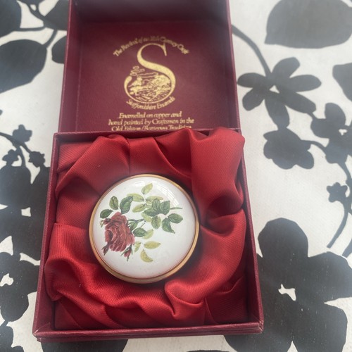 Staffordshire enamels rose - staffordshire,