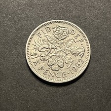 1962 Sixpence