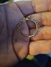 Full Sovereign 9ct Gold Hallmarked Pendant Mount Art Deco Style