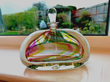 Stunning Signed Studio Glass Perfume Bottle