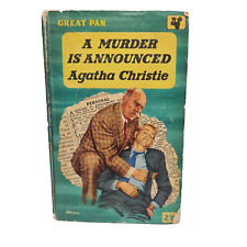 A Murder Is Announced Agatha Christie Marple 1958 Great Pan Vintage Paperback