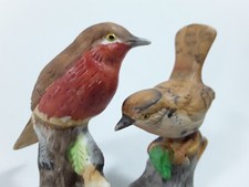 Pair of Vintage Ceramic Bird