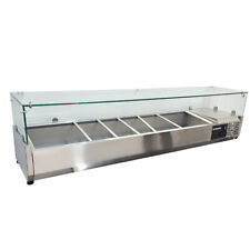 Countertop Prep Fridge Glass