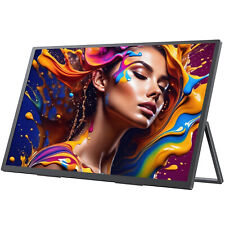 Used 4K Monitor 18.4" Portable Monitor Display Large Screen Monitors with Stand