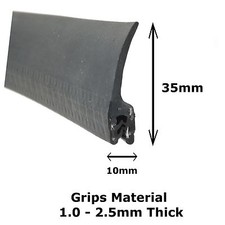 Rubber Vertical Leaf Fin Flap
