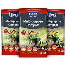 3x 50L Peat Free Compost 150L