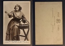 Edwardian Actress Julia Neilson Postcard C1910 Real Photograph Nell Gwyn Costume