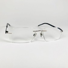 SPECSAVERS eyeglasses SILVER RIMLESS glasses frame MOD: LITE 193 30473348