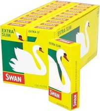SWAN EXTRA SLIM FILTER TIPS,PRE CUT FILTER TIPS,EXTRA SLIM FILTER TIP PACK OF 20