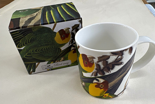 Magpie bone china coffee mug - bone,