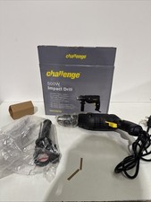 Challenge Corded Impact Drill - 500W ,Colour Black,Cord length 2m