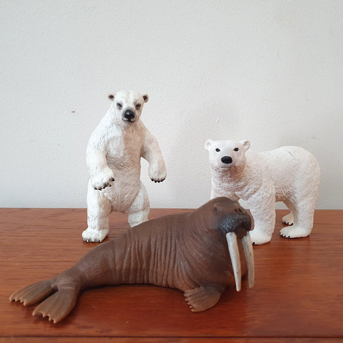 Schleich arctic retired - schleich, 2x