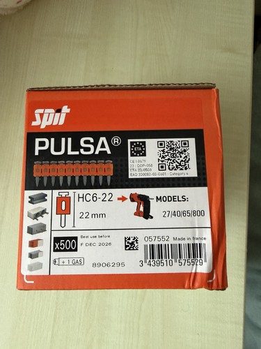 Spit pulsa nails 22mm - nails, hc6-22