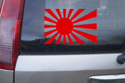 Jdm japanese rising sun flag - jdm,