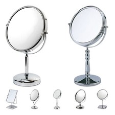 Bathroom Vanity Mirror Double Sided Dual Magnifying Makeup Freestanding Shaving