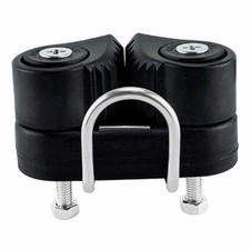 Black 2 Row Sailboat Cam Cleat
