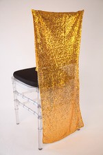 GOLD SEQUIN FULL LENGTH CHAIR