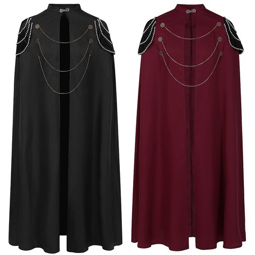 Solid color medieval cloak - color,