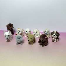 Puppy in my Pocket Bundle Flocked Dogs 2000s - 10pcs 