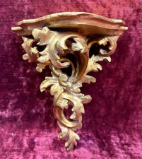 A Superb Baroque Ornately Decorated Gilt Wall Bracket.