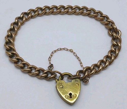Vtg 1920s heart - vtg, padlock