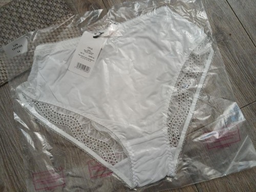 Ladies white lyla lepel - ladies,