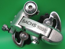 SACHS 5000 7/8 SPEED REAR DERAILLEUR EARLY 1990`S - LOW MILEAGE + RECONDITIONED