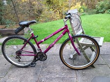 Girls Mountain Bike, Crystal Venture, Wheel 22", Frame 18"