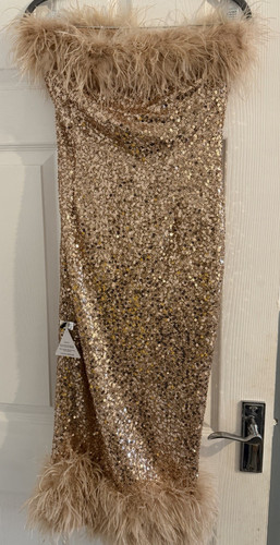 Nadine merabi gold sequin - nadine,