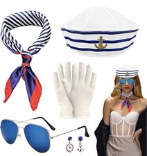5 PCS Striped Nautical Outfit