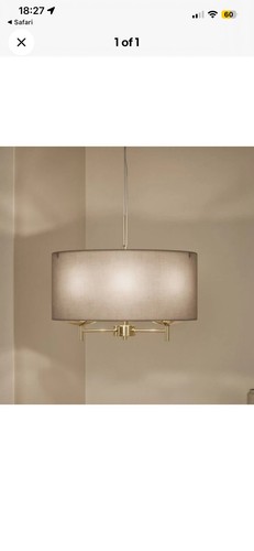 Fleur linen shade - linen,