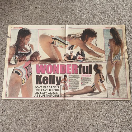 Kelly brook bikini newspaper - bikini,