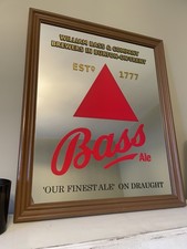 Bass Draught Mirror Pub Beer
