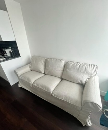 Ektorp3 seat sofa ikea beige - sofa,