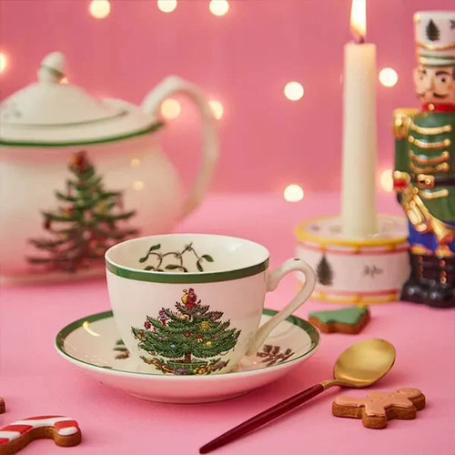 Spode christmas tree - spode, teacup