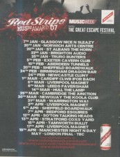 NMEM4 ADVERT/PICTURE 11X9 MUSIC AWARD 07 - THE GREAT ESCAPE FESTIVAL DATES