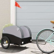 Bike Trailer Black and Gray