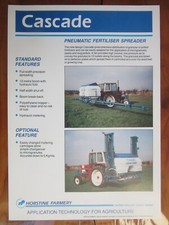 HORSTINE FARMERY Cascade Pneumatic Fertilizer Distributor brochure/leaflet