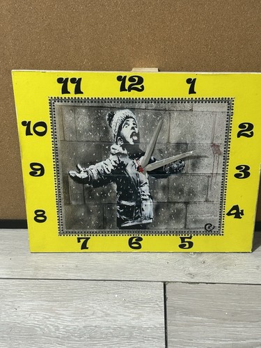 Handmade wooden wall clock - wall, --