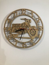 30…Motorbike Clock