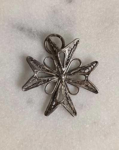 Vintage silver filigree - silver,