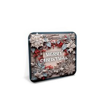 Christmas Gift Coasters Drink Coaster Set 1-6 Coasters Gift Set Merry Christmas