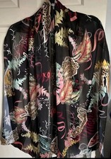 Biba Statement Leopard Floral Luxurious Scarf - Stunning Chic Colours