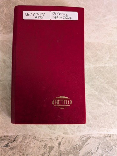 Penny red plates set - penny,