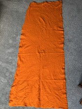 Felt fabric orange 161 by 53cm, some small holes