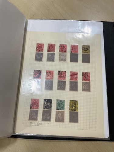 Stamps perfins qv on - stamps.,