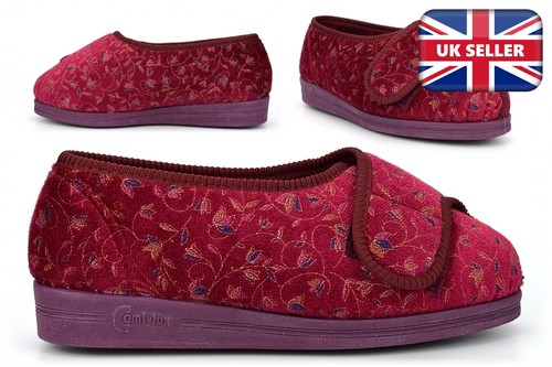 Womens wide fit slippers extra - wide,