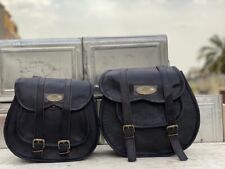 11 Inch Leather Panniers Bag
